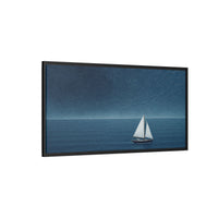 Thumbnail for Sail Into Stillness Canvas Wall Art with Frame