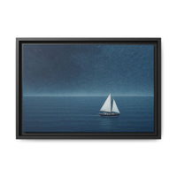 Thumbnail for Sail Into Stillness Canvas Wall Art with Frame