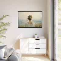 Thumbnail for Where the Sky Meets Her Canvas Wall Art with Frame