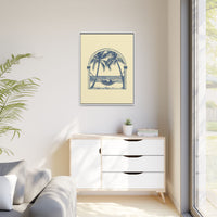 Thumbnail for Palm Retreat Hammock Canvas Wall Art with Frame