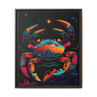 Thumbnail for Neon Tide Crab Canvas Wall Art with Frame