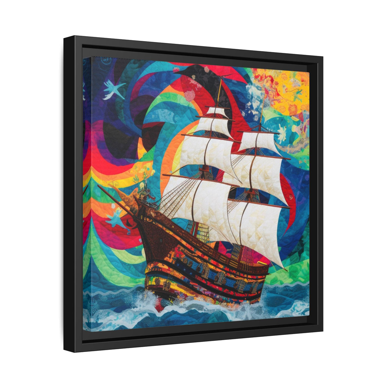 Sails of Change Canvas Wall Art with Frame