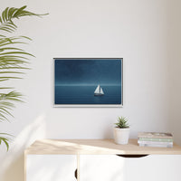 Thumbnail for Sail Into Stillness Canvas Wall Art with Frame