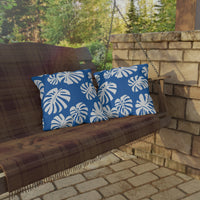 Thumbnail for Monstera Marina Outdoor Throw Pillow