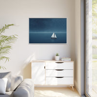 Thumbnail for Sail Into Stillness Canvas Wall Art with Frame