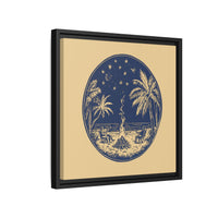 Thumbnail for Beachfire Nights Canvas Wall Art with Frame