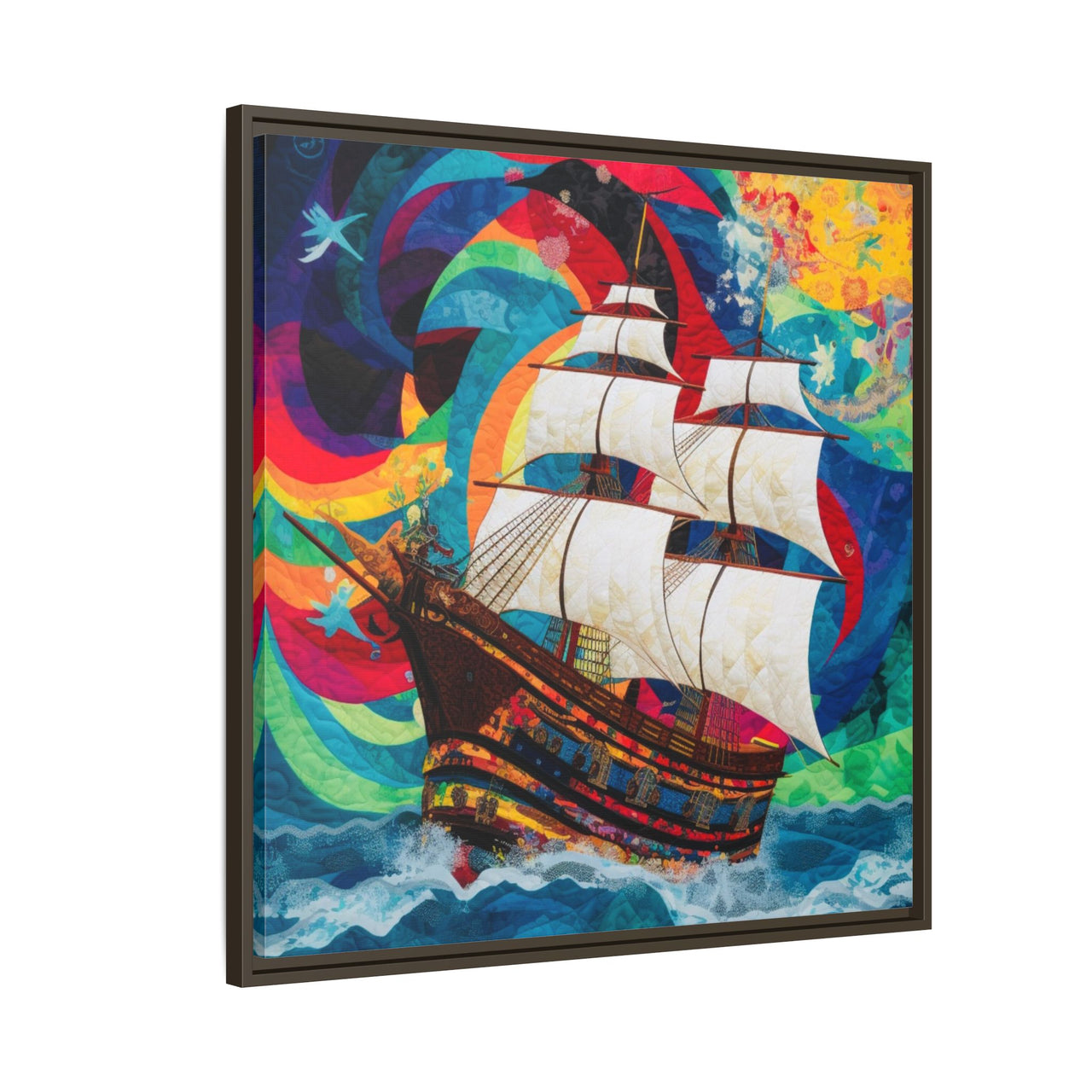 Sails of Change Canvas Wall Art with Frame