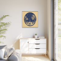 Thumbnail for Beachfire Nights Canvas Wall Art with Frame