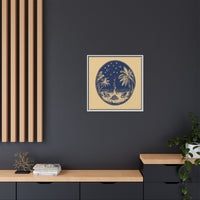 Thumbnail for Beachfire Nights Canvas Wall Art with Frame