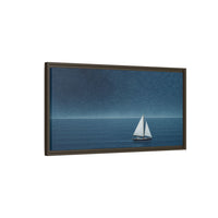 Thumbnail for Sail Into Stillness Canvas Wall Art with Frame