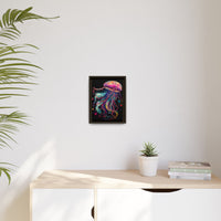 Thumbnail for Celestial Drifter Jellyfish Canvas Wall Art with Frame
