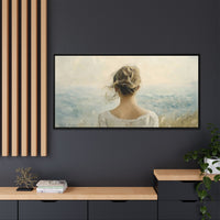 Thumbnail for Where the Sky Meets Her Canvas Wall Art with Frame