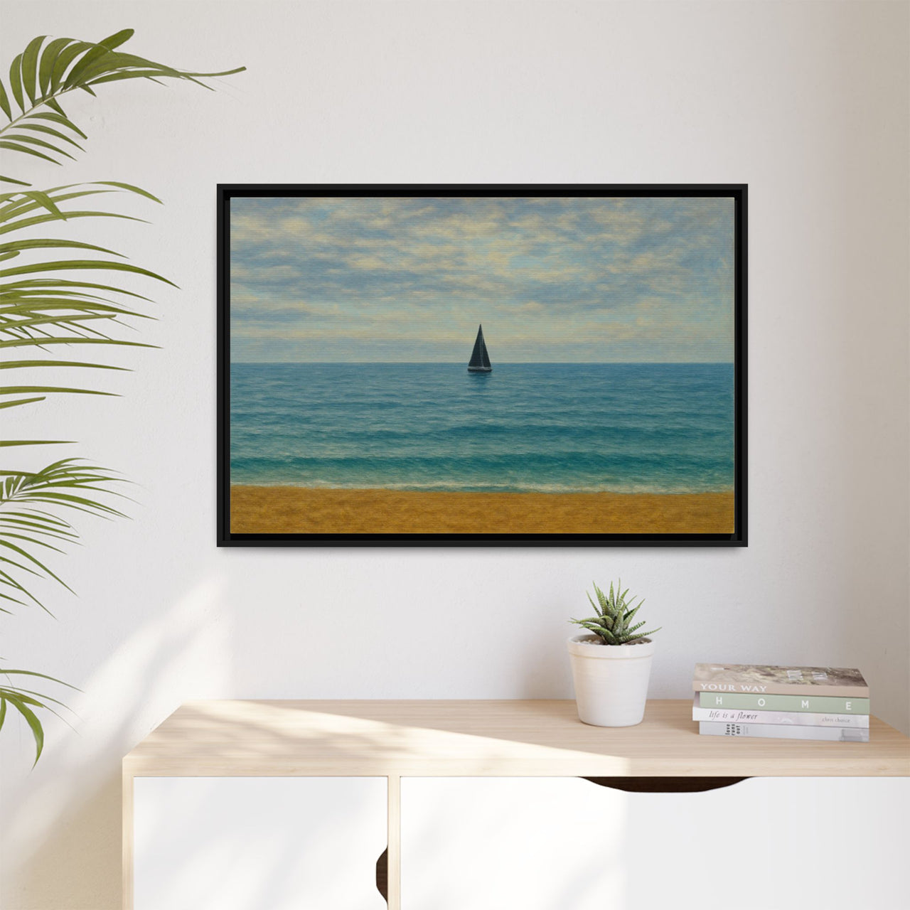 Still Waters Canvas Wall Art with Frame