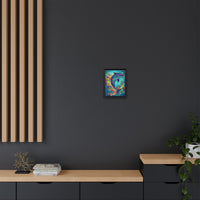 Thumbnail for Ocean Bloom Dolphin Canvas Wall Art with Frame