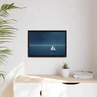 Thumbnail for Sail Into Stillness Canvas Wall Art with Frame