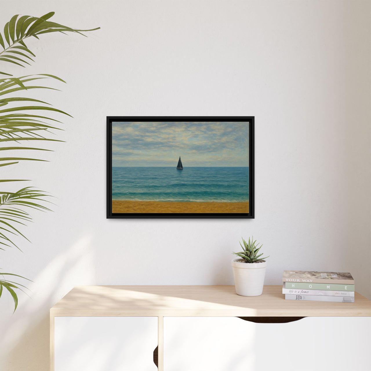 Still Waters Canvas Wall Art with Frame
