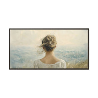 Thumbnail for Where the Sky Meets Her Canvas Wall Art with Frame