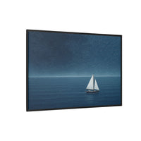 Thumbnail for Sail Into Stillness Canvas Wall Art with Frame
