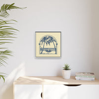 Thumbnail for Palm Retreat Hammock Canvas Wall Art with Frame