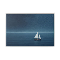 Thumbnail for Sail Into Stillness Canvas Wall Art with Frame