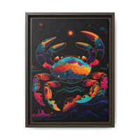 Thumbnail for Neon Tide Crab Canvas Wall Art with Frame
