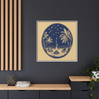 Thumbnail for Beachfire Nights Canvas Wall Art with Frame