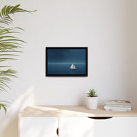 Thumbnail for Sail Into Stillness Canvas Wall Art with Frame