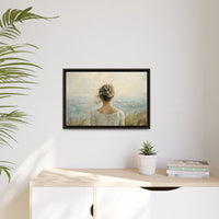 Thumbnail for Where the Sky Meets Her Canvas Wall Art with Frame