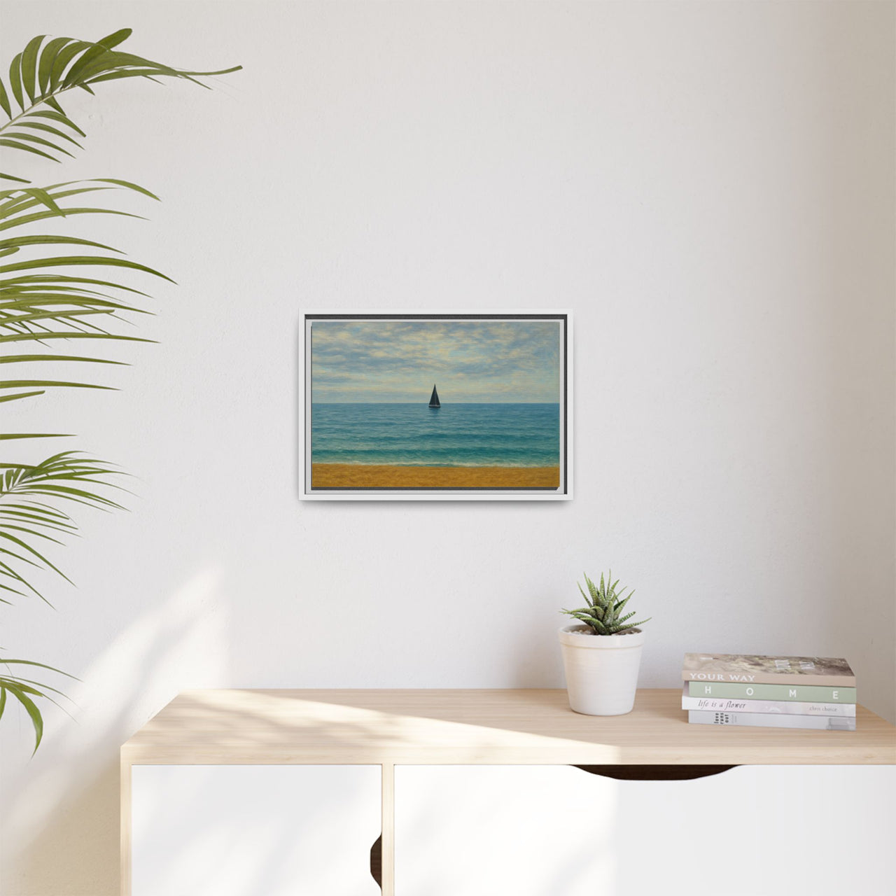 Still Waters Canvas Wall Art with Frame