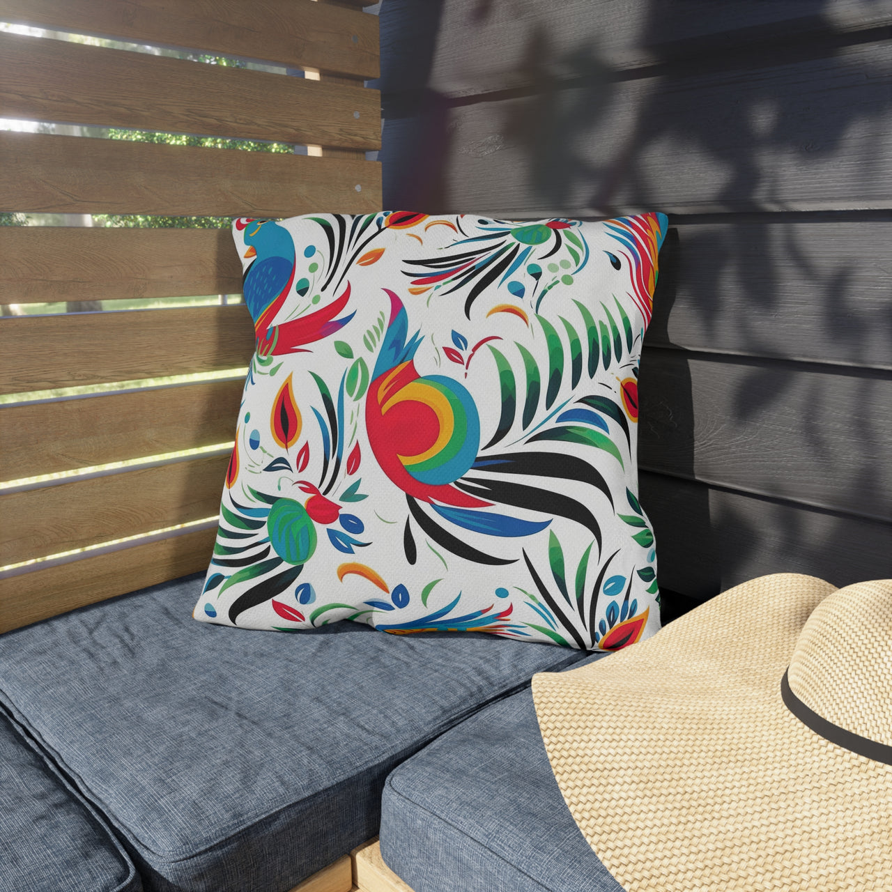Quetzal Quest Outdoor Throw Pillow