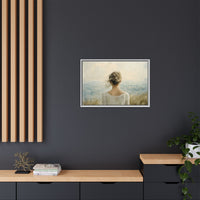 Thumbnail for Where the Sky Meets Her Canvas Wall Art with Frame