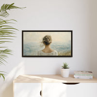 Thumbnail for Where the Sky Meets Her Canvas Wall Art with Frame
