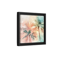 Thumbnail for Palm Glow Canvas Wall Art with Frame