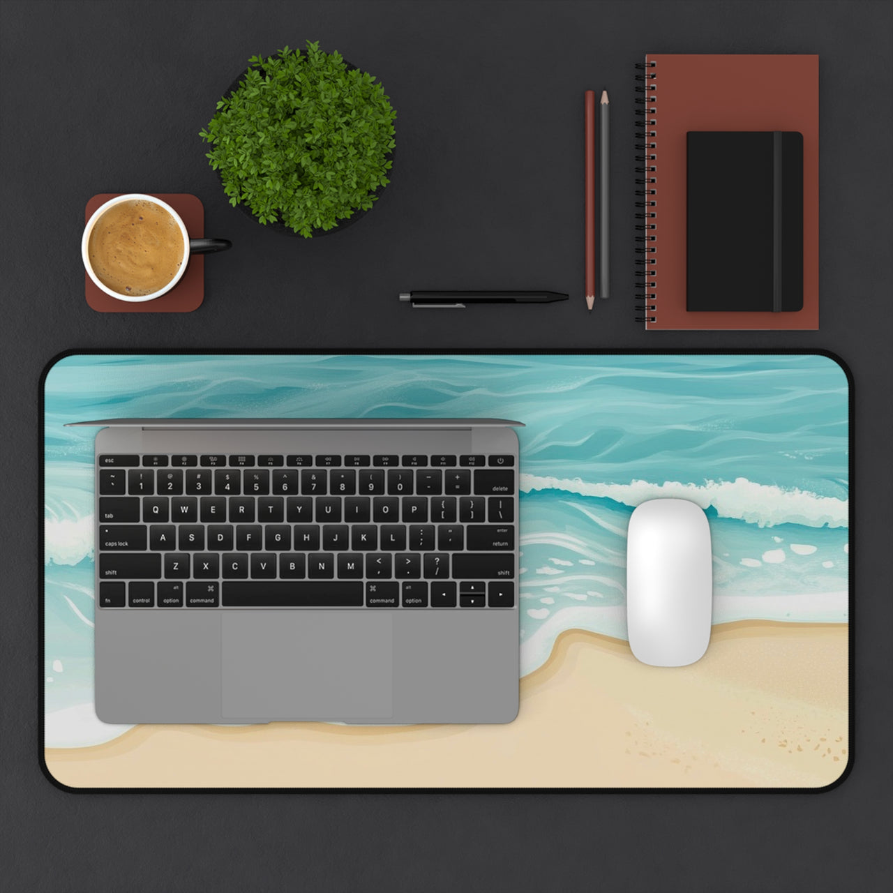 Coastal Wave Desk Mat