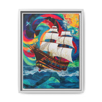Thumbnail for Sails of Change Canvas Wall Art with Frame