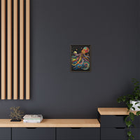 Thumbnail for Midnight Depths Octopus Canvas Wall Art with Frame