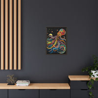 Thumbnail for Midnight Depths Octopus Canvas Wall Art with Frame