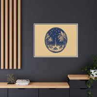 Thumbnail for Beachfire Nights Canvas Wall Art with Frame