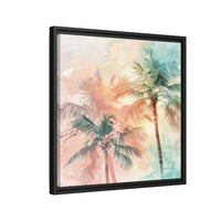 Thumbnail for Palm Glow Canvas Wall Art with Frame