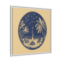 Thumbnail for Beachfire Nights Canvas Wall Art with Frame