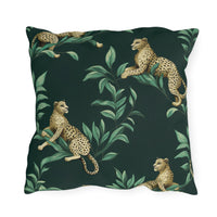 Thumbnail for Chilling Leopards Outdoor Throw Pillow