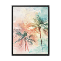 Thumbnail for Palm Glow Canvas Wall Art with Frame