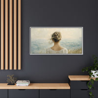 Thumbnail for Where the Sky Meets Her Canvas Wall Art with Frame