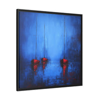 Thumbnail for Nocturne at Sea Matte Canvas Wall Art with Frame