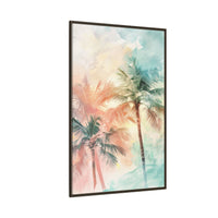 Thumbnail for Palm Glow Canvas Wall Art with Frame