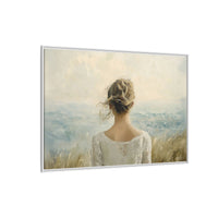 Thumbnail for Where the Sky Meets Her Canvas Wall Art with Frame