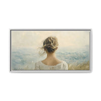 Thumbnail for Where the Sky Meets Her Canvas Wall Art with Frame