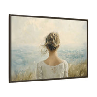Thumbnail for Where the Sky Meets Her Canvas Wall Art with Frame
