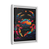 Thumbnail for Neon Tide Crab Canvas Wall Art with Frame