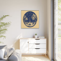 Thumbnail for Beachfire Nights Canvas Wall Art with Frame